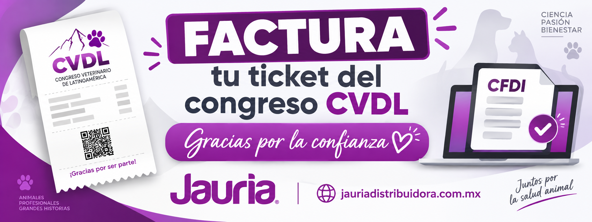 Factura tu ticket del Congreso CVDL